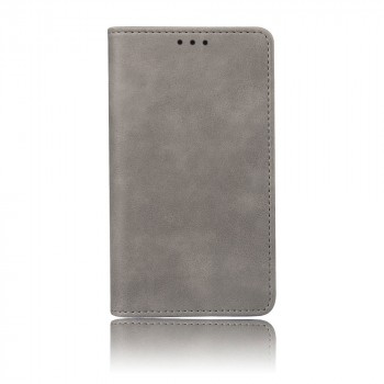Чехол портмоне подставка с отсеком для карт на присосках для ASUS ZenFone Max Pro M1 Серый