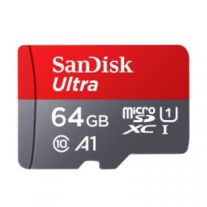 Карта памяти SanDisk Ultra MicroSDXC Class 10 A1 100 Мб/с 64 Гб