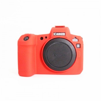 Силиконовый матовый нескользящий чехол для Canon EOS R Красный