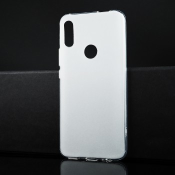 Силиконовый матовый полупрозрачный чехол для Huawei P Smart Z Белый