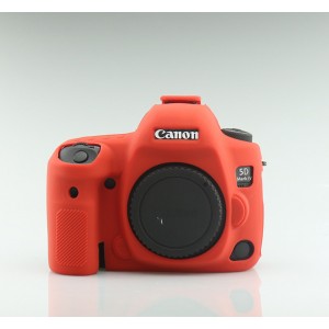 Силиконовый матовый нескользящий чехол для Canon EOS 5D Mark 4 Красный