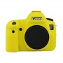 Силиконовый матовый нескользящий чехол для Canon EOS 6D, цвет Желтый