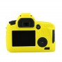 Силиконовый матовый нескользящий чехол для Canon EOS 6D, цвет Желтый