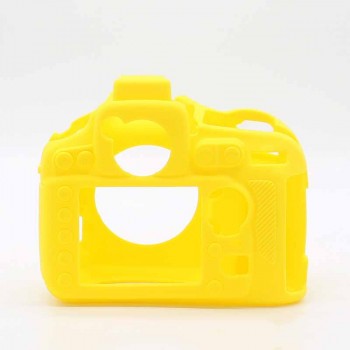 Силиконовый матовый нескользящий чехол для Nikon D810 Желтый