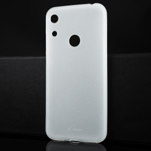 Силиконовый матовый полупрозрачный чехол для Huawei Honor 8A/Y6s Белый