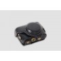 Жесткий защитный чехол-сумка текстура Кожа для Sony RX100 VI/RX100 VII, цвет Черный