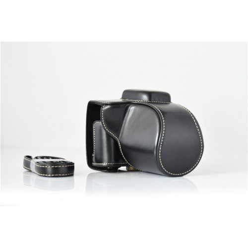 Жесткий защитный чехол-сумка текстура Кожа для Fujifilm X-T100