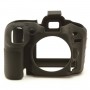Силиконовый матовый нескользящий чехол для Nikon D7200, цвет Черный