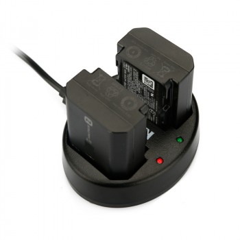Зарядное устройство с LED-индикатором для двух аккумуляторов для Sony A7 III/A7R III/A7R IV/A9