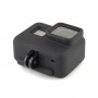 Силиконовый матовый противоударный чехол на рамку для экшн-камер GoPro 6/7 Black