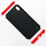 Трехкомпонентный сборный матовый пластиковый чехол для Samsung Galaxy A10, цвет Красный