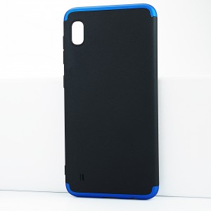 Трехкомпонентный сборный двухцветный пластиковый чехол для Samsung Galaxy A10 Синий