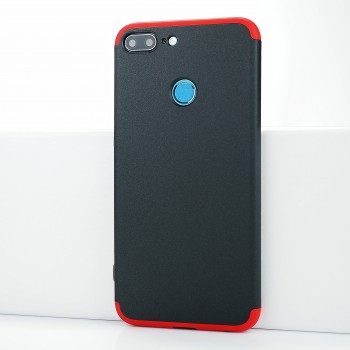 Трехкомпонентный сборный двухцветный пластиковый чехол для Huawei Honor 9 Lite Красный