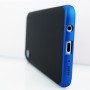 Двухкомпонентный сборный двухцветный пластиковый матовый чехол для Samsung Galaxy A70, цвет Синий