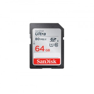 Карта памяти SanDisk Ultra SDXC Class 10 A1 80 Мб/с 64 Гб