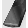 Силиконовый матовый непрозрачный чехол с текстурным покрытием Карбон для Huawei Mate 30 Pro , цвет Коричневый