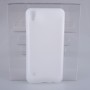 Силиконовый матовый полупрозрачный чехол для LG X Style , цвет Белый