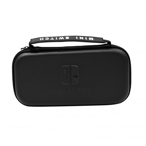 Папка футляр повышенной жесткости с отсеком для карт и ремешком на молнии для Nintendo Switch Lite, цвет Черный