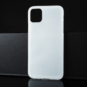 Силиконовый матовый полупрозрачный чехол для Iphone 11 Pro Белый