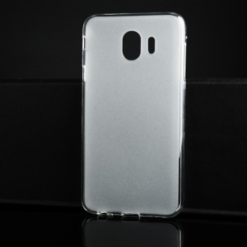 Силиконовый матовый полупрозрачный чехол для Samsung Galaxy J4 Белый