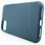 Силиконовый матовый непрозрачный чехол с текстурным покрытием Карбон для Iphone 11 Pro, цвет Черный