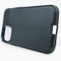 Чехол задняя накладка для Iphone 11 Pro с текстурой кожи, цвет Черный