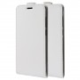 Чехол вертикальная книжка на силиконовой основе с отсеком для карт на магнитной защелке для Realme 5 Pro, цвет Белый