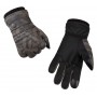 Мужские утепленные кожаные сенсорные перчатки дизайн Камуфляж