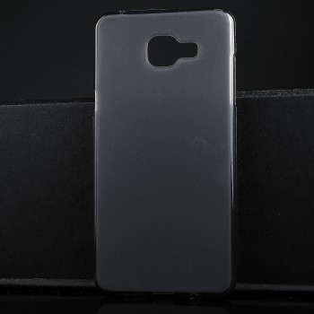Силиконовый матовый полупрозрачный чехол для Samsung Galaxy A5 (2016) Серый