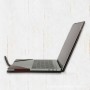 Чехол папка текстура Кожа на кнопке с угловыми креплениями для MacBook Pro 15.4