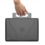Поликарбонатный составной чехол-накладка-сумка со складной подставкой для MacBook Pro 13.3