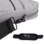 Чехол-сумка для MacBook Pro 15/16 на молнии с дополнительными многофункциональными карманами и отсеками, цвет Белый