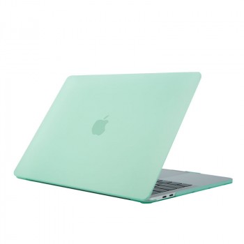 Поликарбонатный матовый полупрозрачный составной чехол накладка для MacBook Air 13.3 (A2337) Зеленый