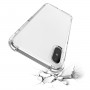 Силиконовый глянцевый транспарентный чехол с усиленными углами для Iphone x10/Xs