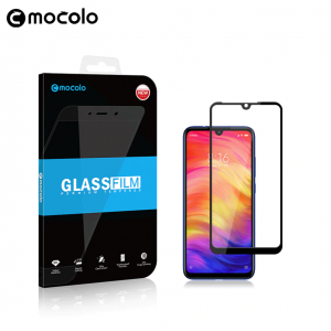 Улучшенное закругленное 3D полноэкранное защитное стекло Mocolo для Xiaomi RedMi 7 Черный