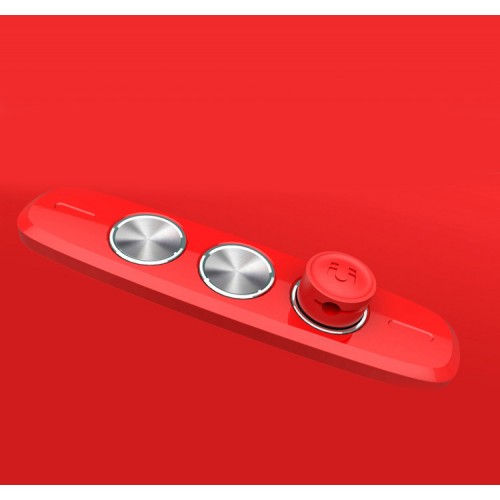Универсальный магнитный держатель для 3-х кабелей на клеевой основе, цвет Красный