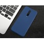Силиконовый матовый непрозрачный чехол с нескользящим софт-тач покрытием для Xiaomi RedMi K30 , цвет Синий