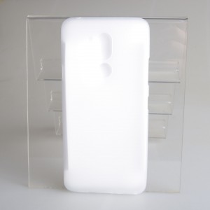 Силиконовый матовый полупрозрачный чехол для LG G7 ThinQ Белый