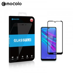 Премиум 5D Full Cover полноэкранное безосколочное защитное стекло Mocolo со сверхточными краями для Huawei Honor 8A/Y6 (2019)/Y6s Черный