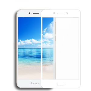 3D полноэкранное ультратонкое износоустойчивое сколостойкое олеофобное защитное стекло для Huawei Honor 6A Белый