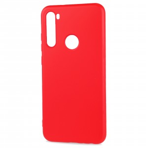 Матовый силиконовый чехол для Xiaomi RedMi Note 8T с покрытием софт-тач Красный