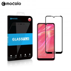 Улучшенное закругленное 3D полноэкранное защитное стекло Mocolo для Huawei Y7 (2019)