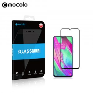 Улучшенное закругленное 3D полноэкранное защитное стекло Mocolo для Samsung Galaxy A40