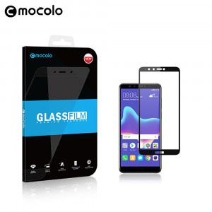 Улучшенное закругленное 3D полноэкранное защитное стекло Mocolo для Huawei Y9 (2018)