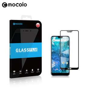 Улучшенное закругленное 3D полноэкранное защитное стекло Mocolo для Nokia 7.1