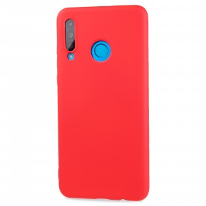 Матовый силиконовый чехол для Huawei Honor 20S/20 Lite/P30 Lite с покрытием софт-тач Красный