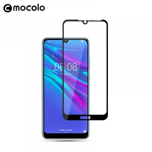 Улучшенное закругленное 3D полноэкранное защитное стекло Mocolo для Huawei Honor 8A/Y6 (2019)/Y6s Черный