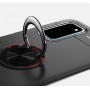 Силиконовый матовый непрозрачный чехол с встроенным кольцом-подставкой для Huawei Honor View 30 Pro 