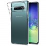 Силиконовый глянцевый транспарентный чехол для Samsung Galaxy S10