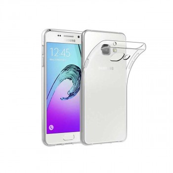 Силиконовый глянцевый транспарентный чехол для Samsung Galaxy A7 (2017)